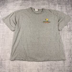 Vtg Bass Pro Shop Shirt Mens 2XL Grey Fishing Classic 2003 Double Sided Outdoors